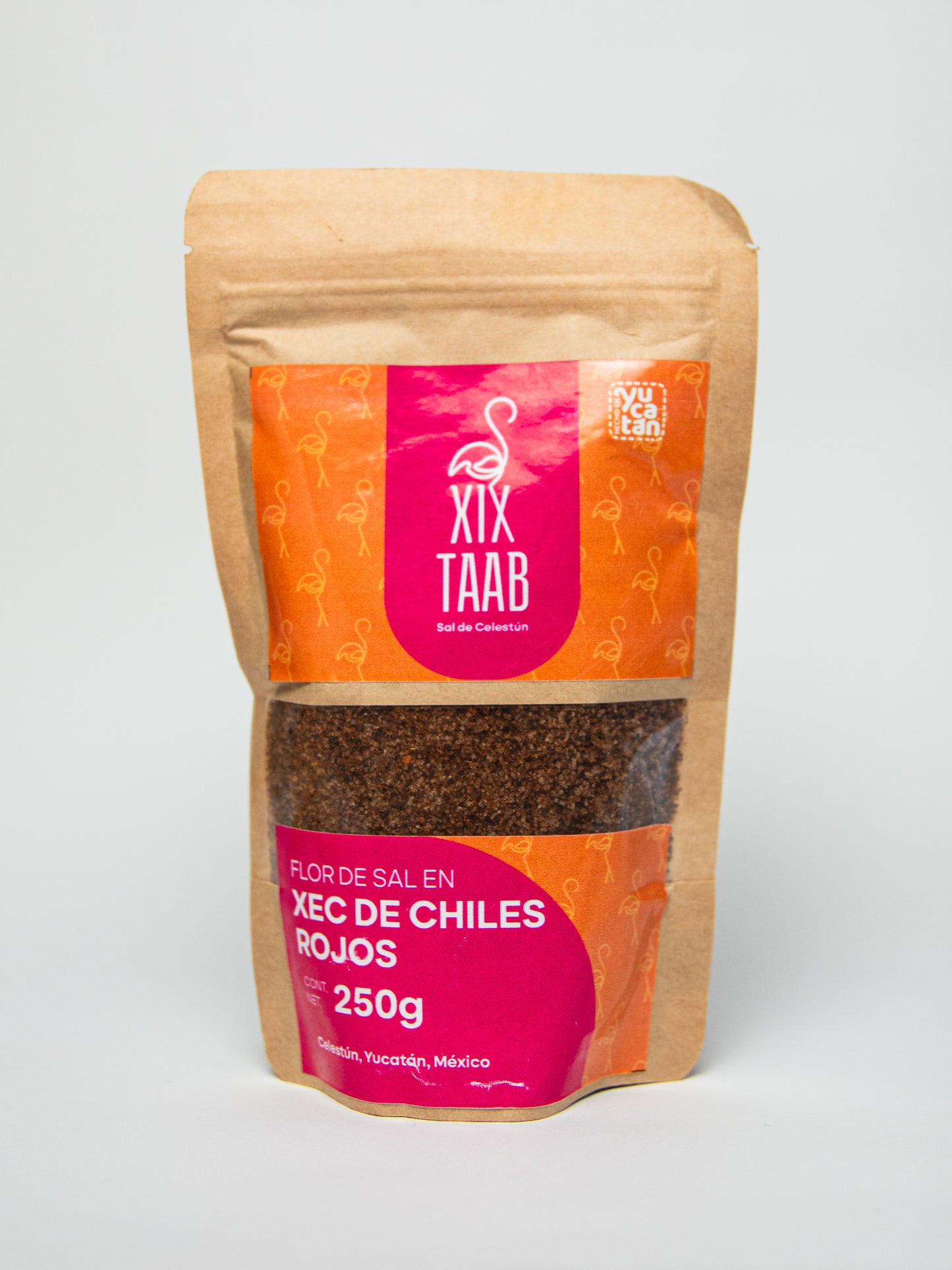 Mezcla de Flor de Sal en Xec Chiles Rojos – 250 g