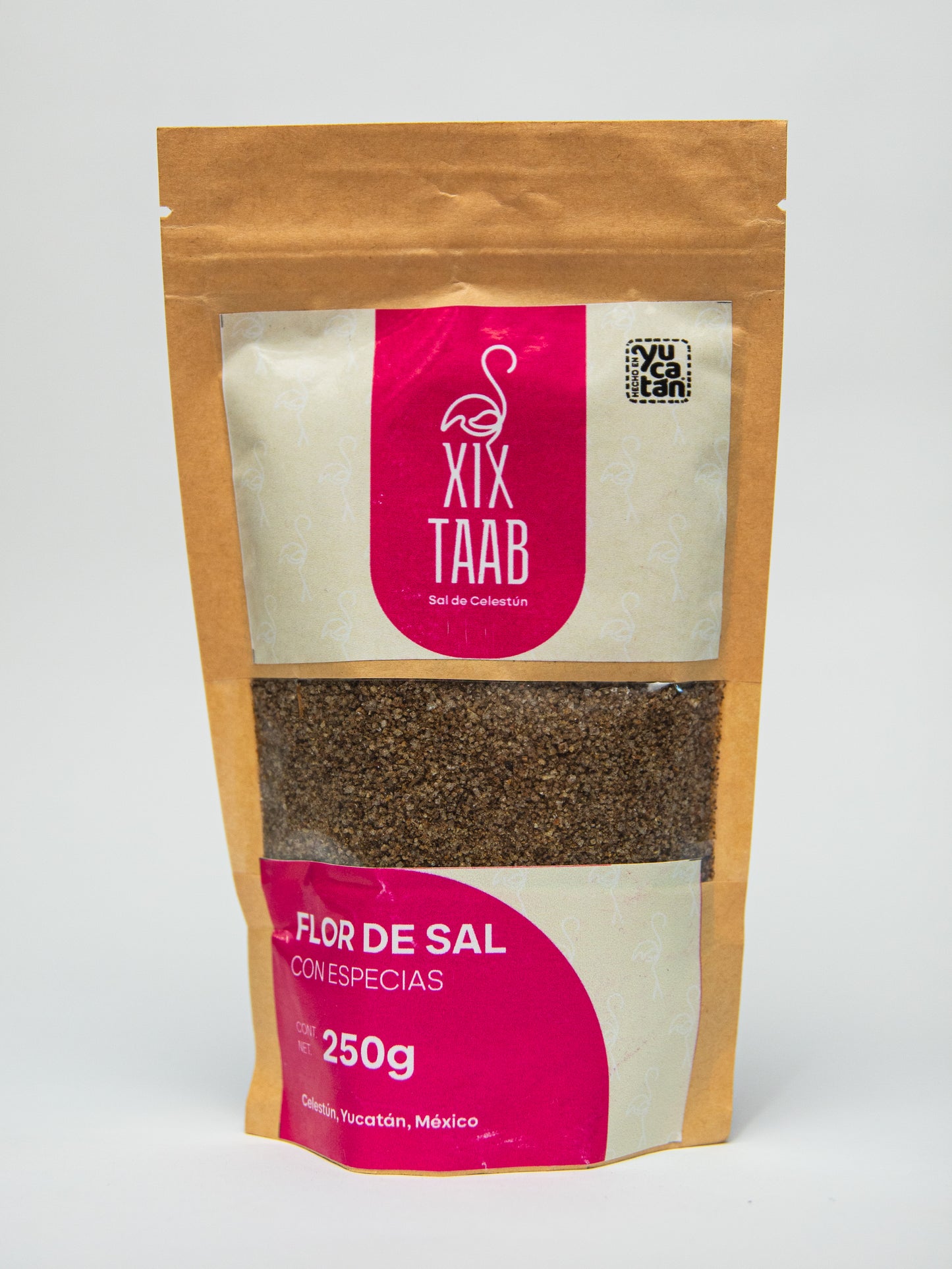 Mezcla de Flor de Sal con Especias – 250 (ajo, oregano y pimienta negra).